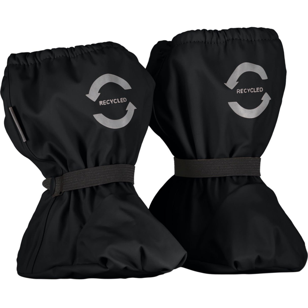 Mikk-Line Rain Footies w. Fleece Black