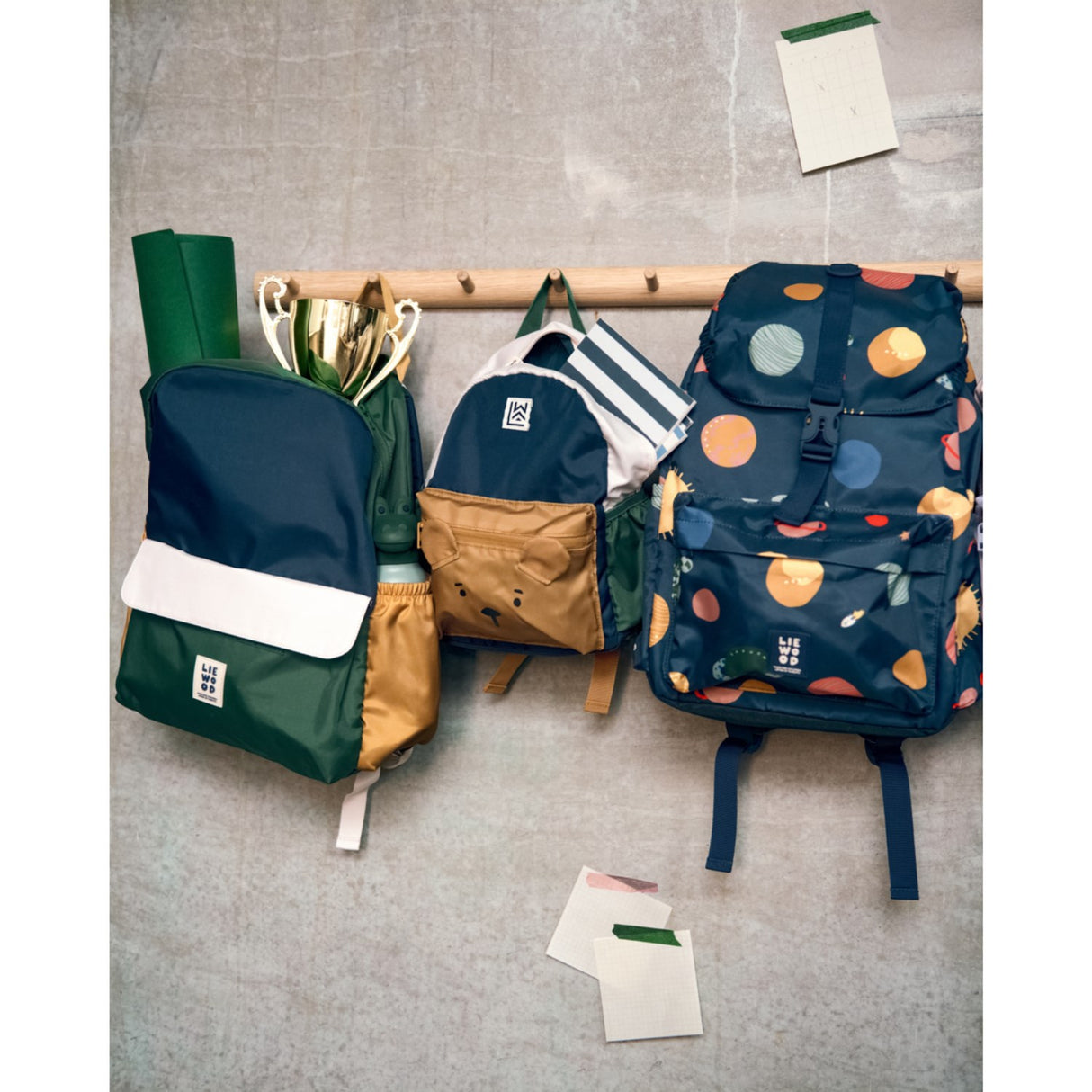 LIEWOOD Universe / Classic Navy Johnny School Backpack