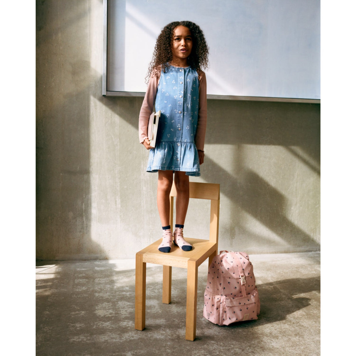 LIEWOOD Cherry Heart / Rosey Johnny School Backpack