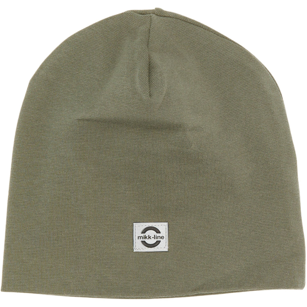 Mikk-Line Dusty Olive Cotton Hat - Solid