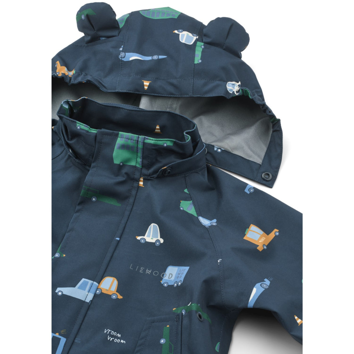 LIEWOOD Cars / Classic Navy Manu Rainwear Set