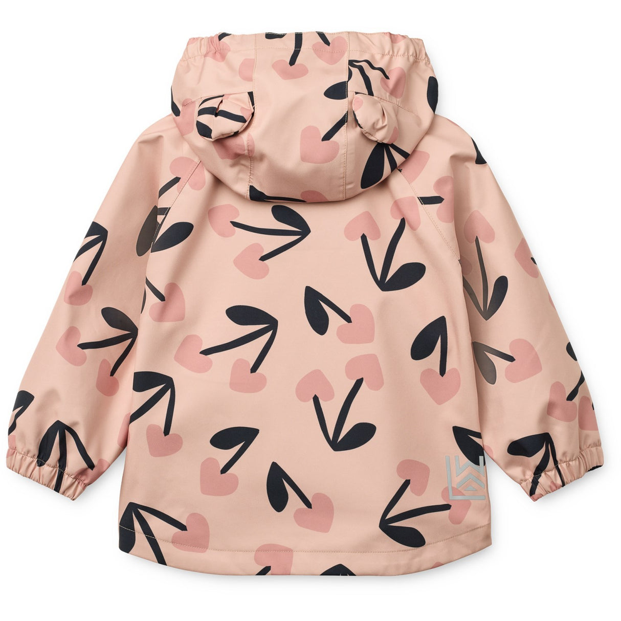 LIEWOOD Mega Cherry Heart/ Rosey Mix Manu Rainwear Set