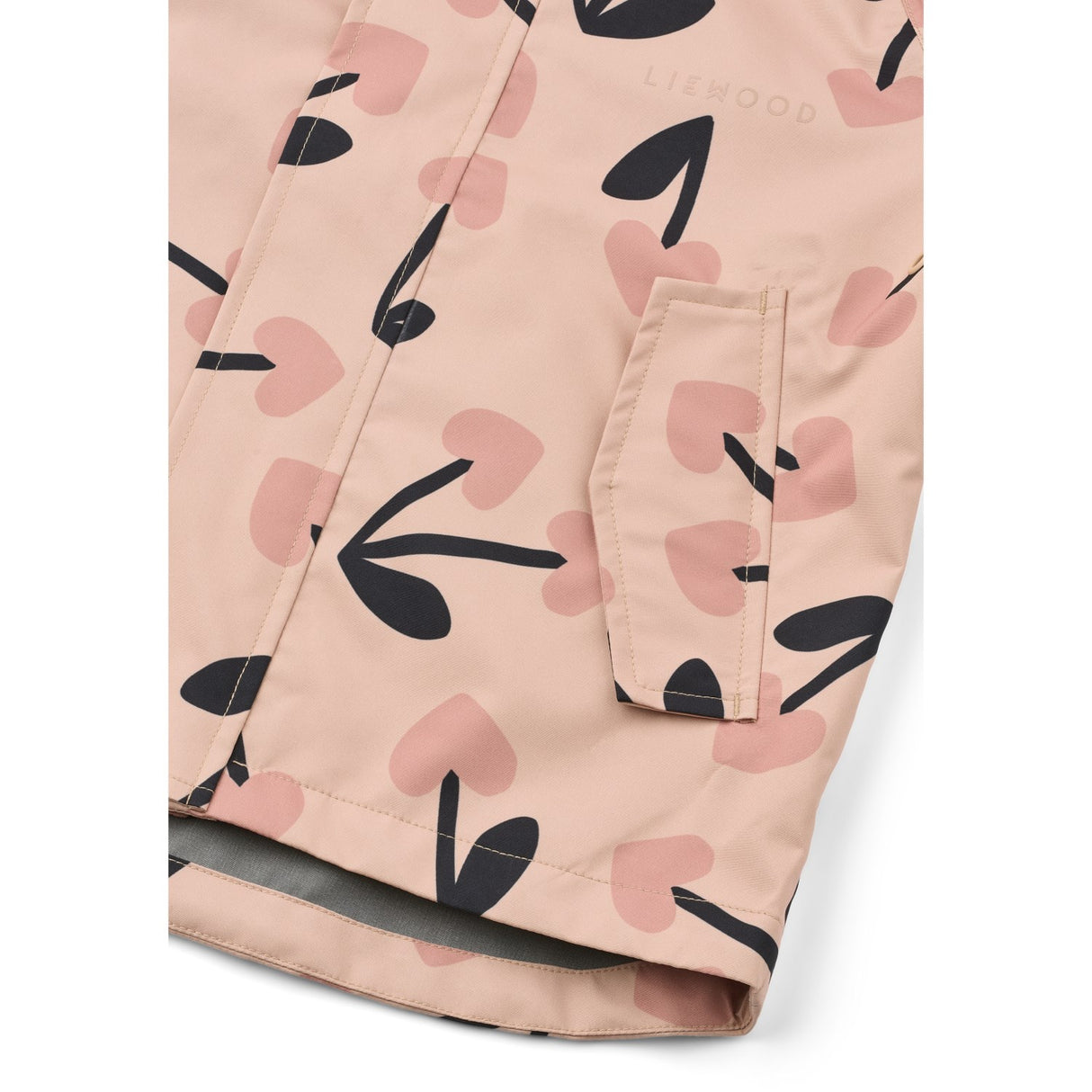 LIEWOOD Mega Cherry Heart/ Rosey Mix Pedia Rainwear Set