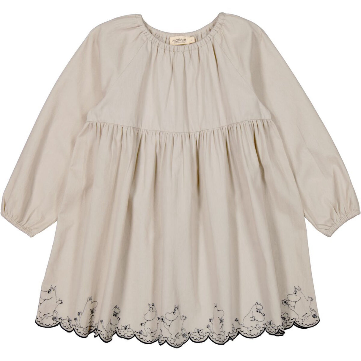 MarMar Cotton Texture Dancing Moomins Dawson Dress