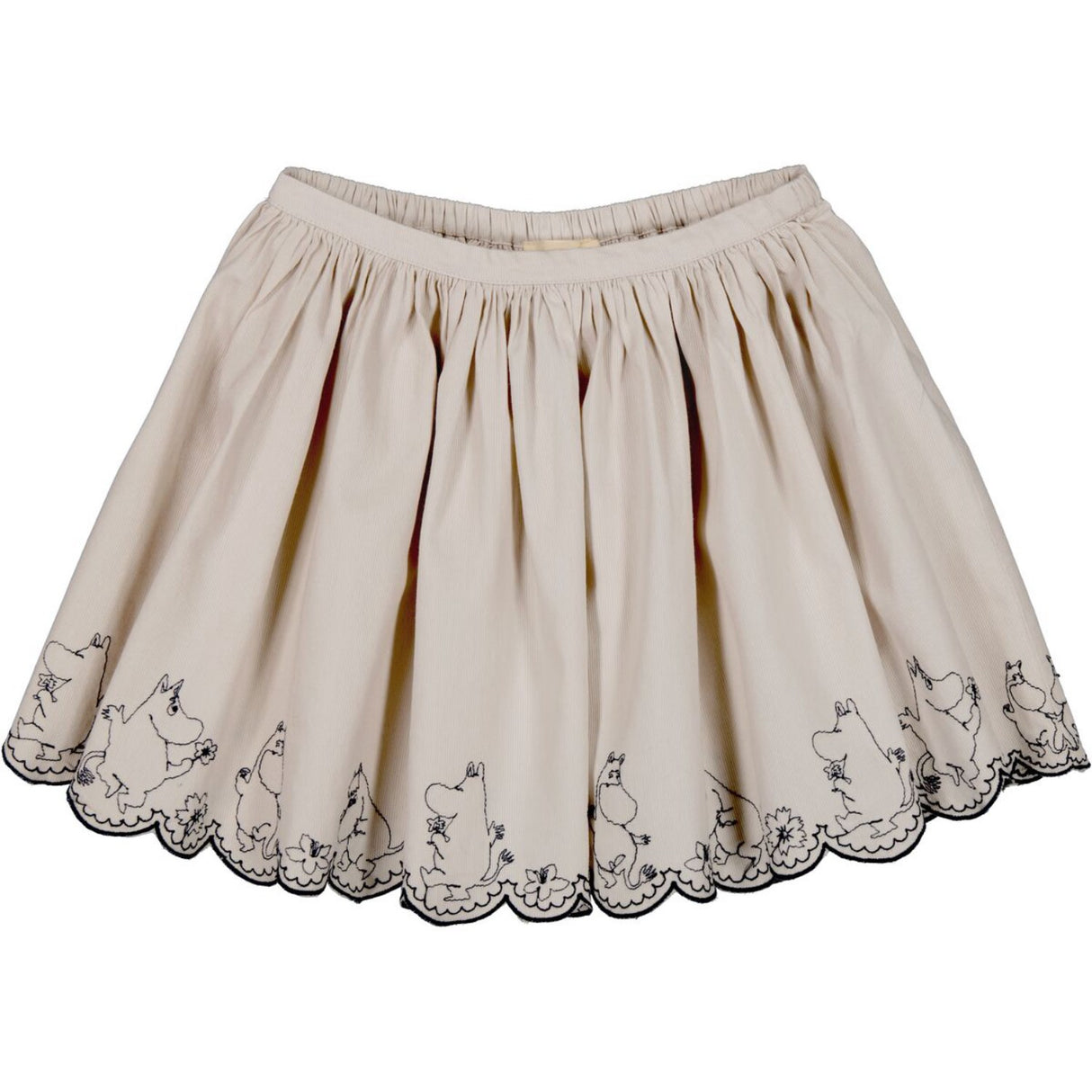 MarMar Cotton Texture Dancing Moomins Sus Skirt
