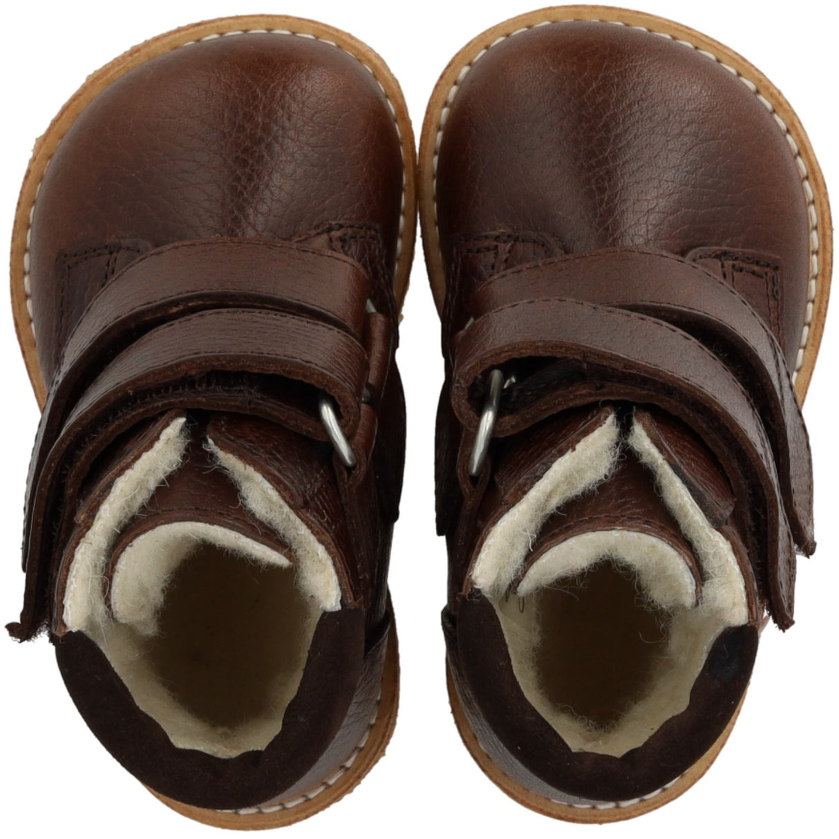 Angulus Dark Brown/Dark Brown Beginners Tex-Boot Med Velcro Closure