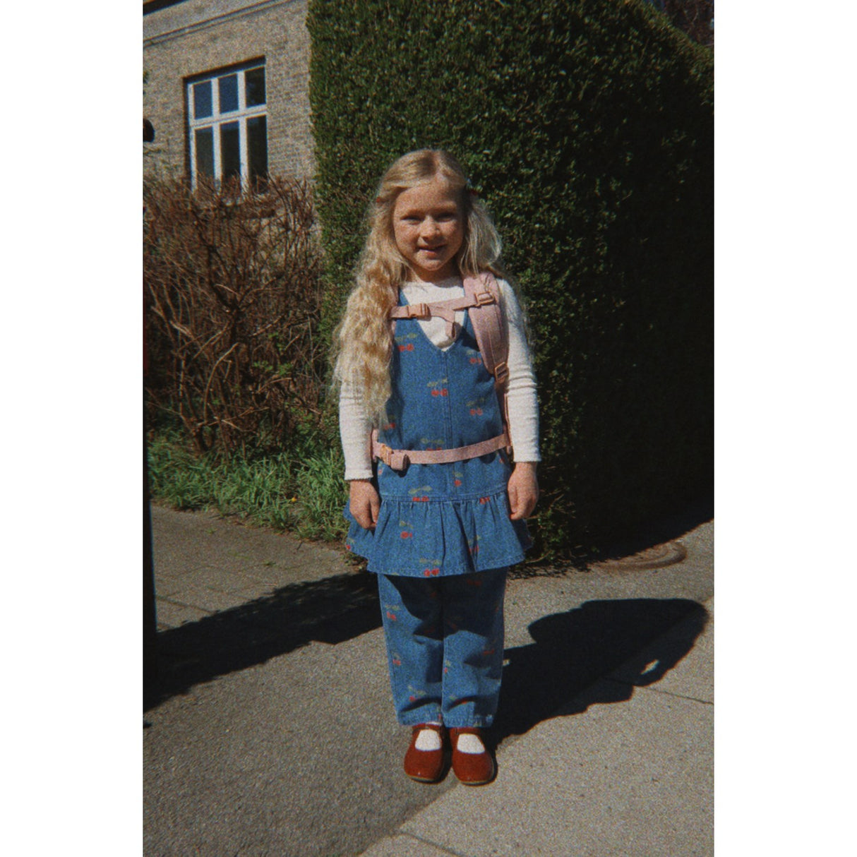 Konges Sløjd Ma Grande Cerise Denim Magot Dress Gots