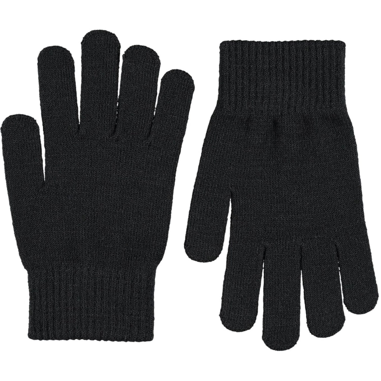 Molo Grey Melange Kiddy Wool Gloves