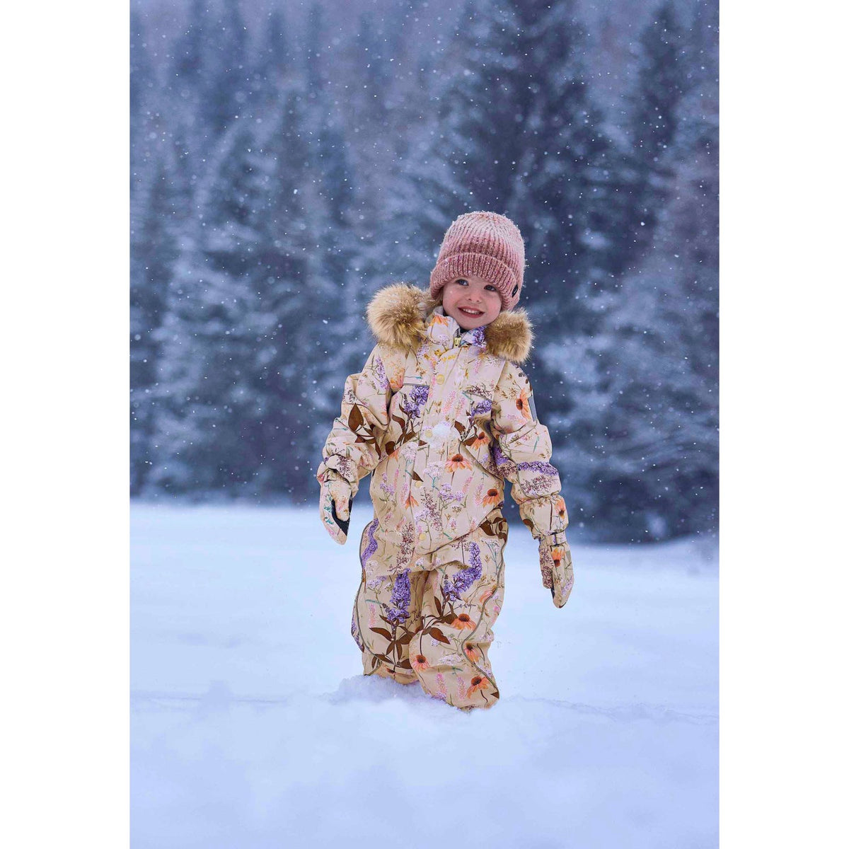 Molo Meadow Mist Polaris Fur Junior Snowsuit