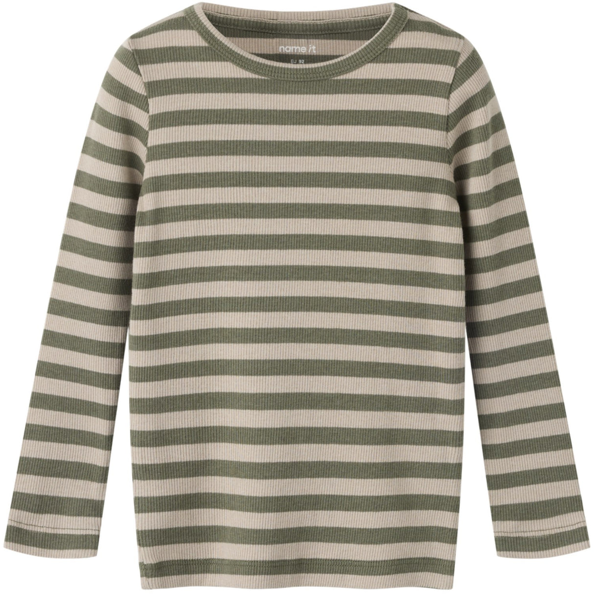 Name It Dusty Olive Pure Cashmere Nmnbanio Ls Xsl Top Noos