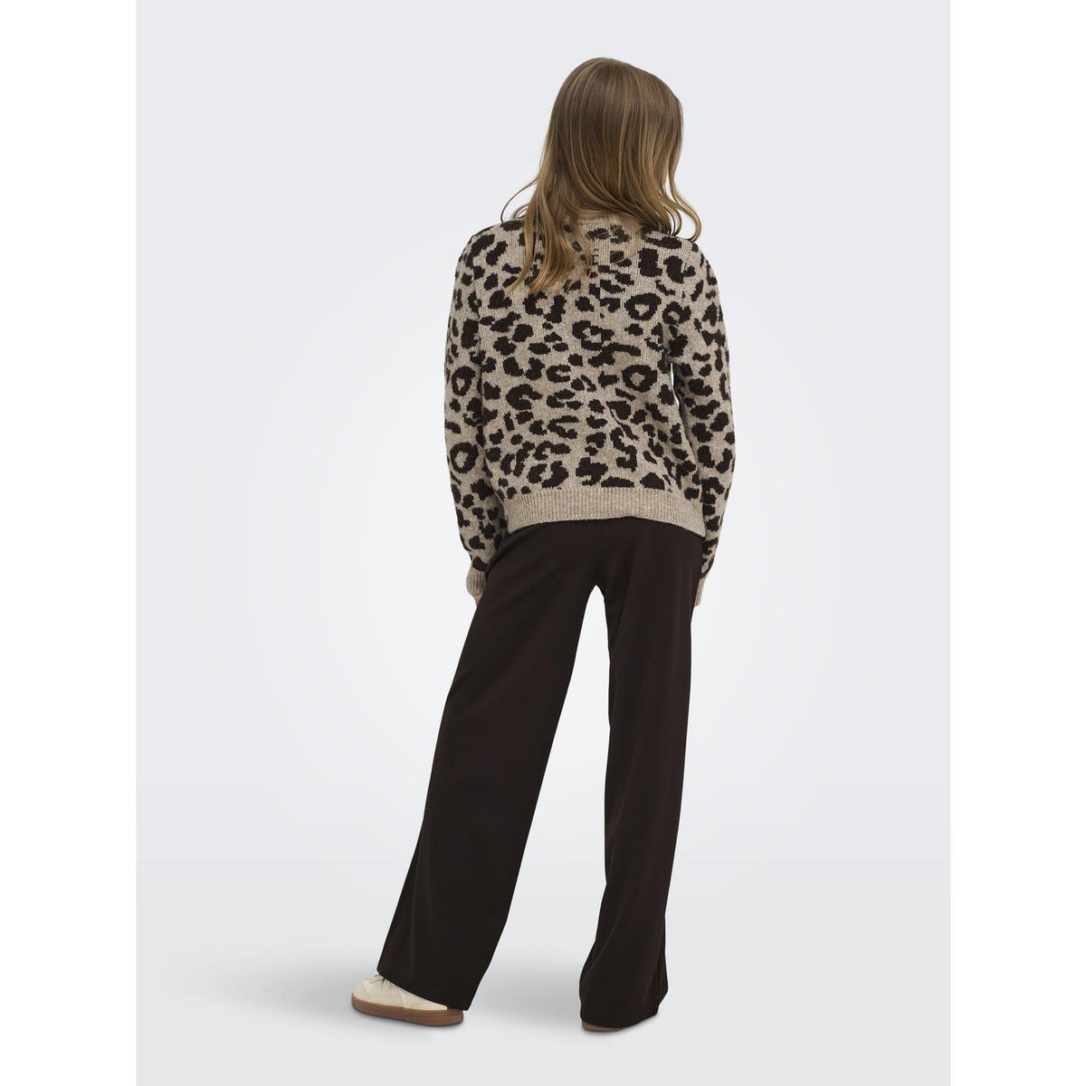 kids ONLY Savannah Tan Bracken/Speckles Kogdora Life Leo L/S O-Neck Knt