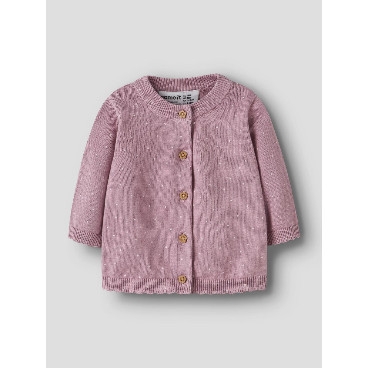 Name It Lilas Lotus Nbfladot Ls Knit Card