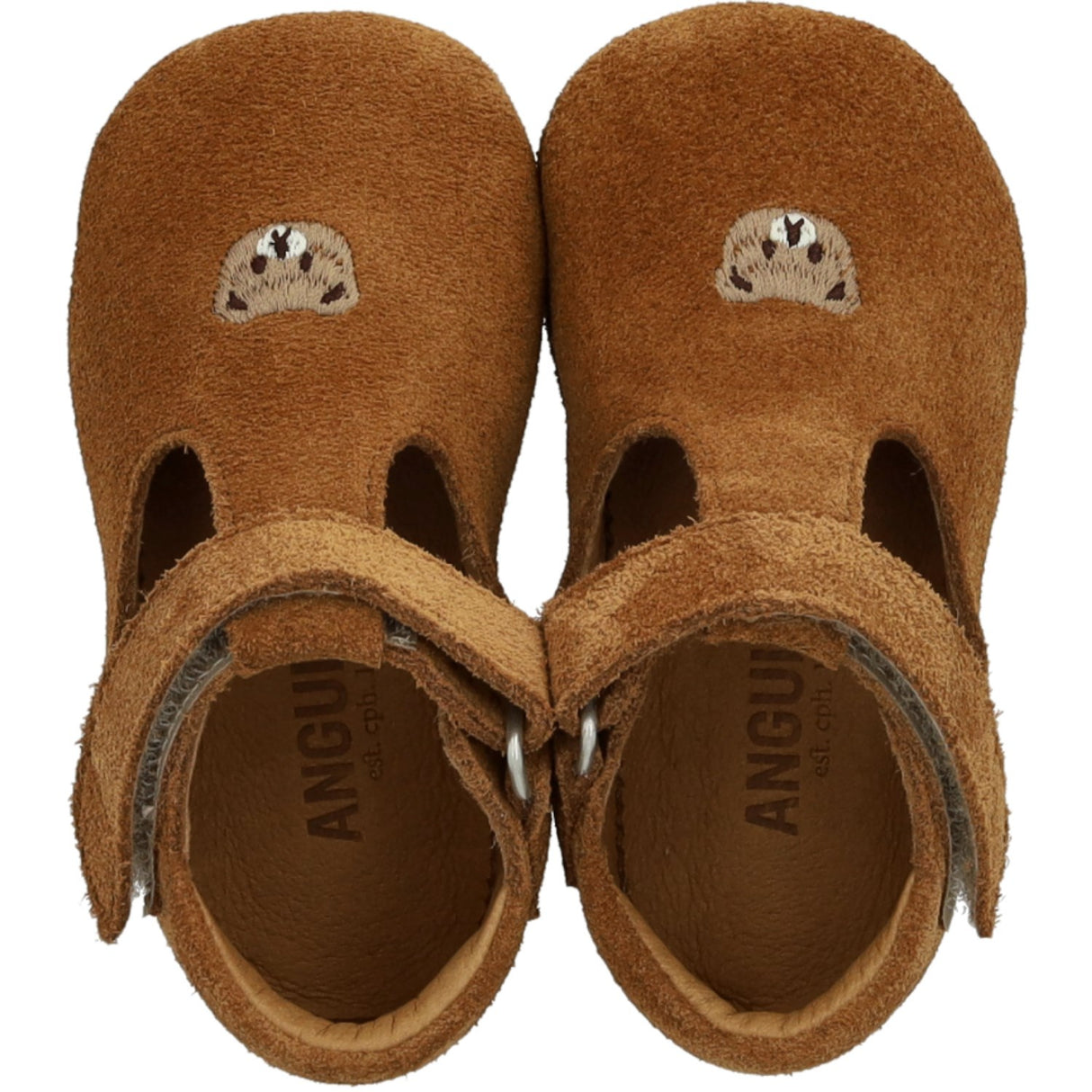 Angulus Cognac Prewalker With Bamsebroderi