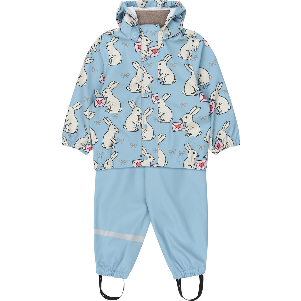 THE NEW Siblings Ashley Blue AOP Tnstumma Rainwear Set