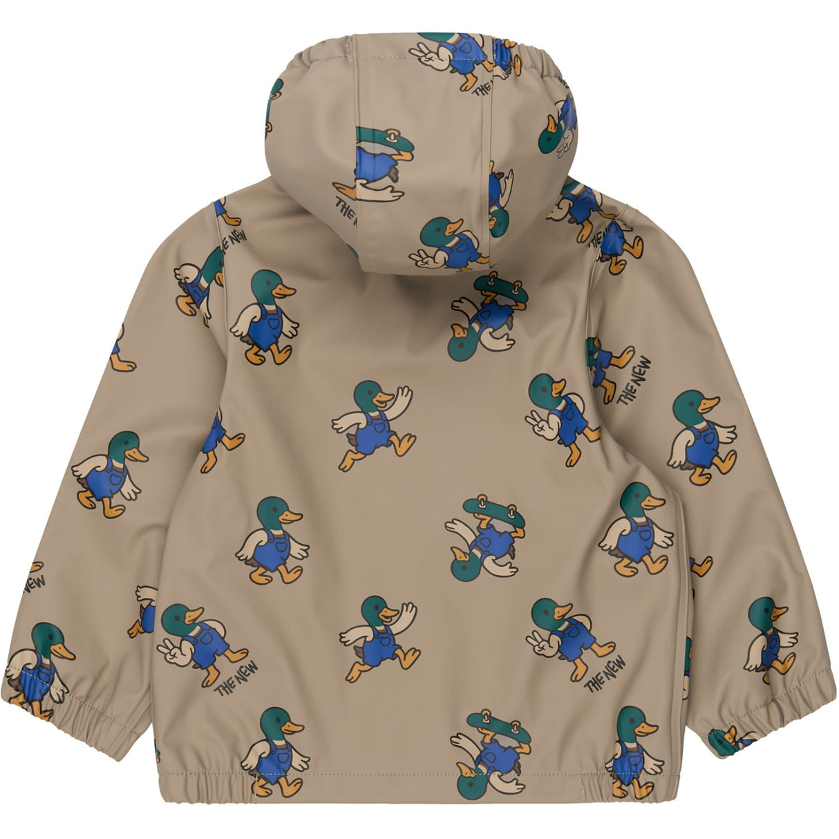THE NEW Siblings Taupe Gray AOP Tn Tnstuwe Rainwear Set