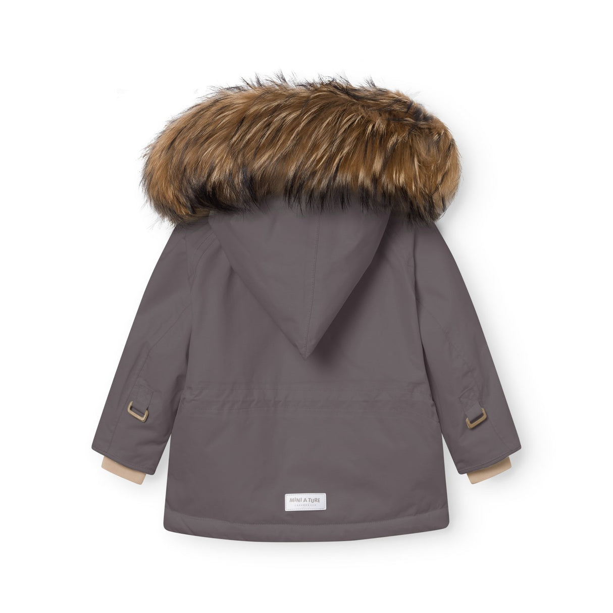 Mini A Ture Plum Kitten Matwang Fleece Lined Winter Jacket Fur. Grs