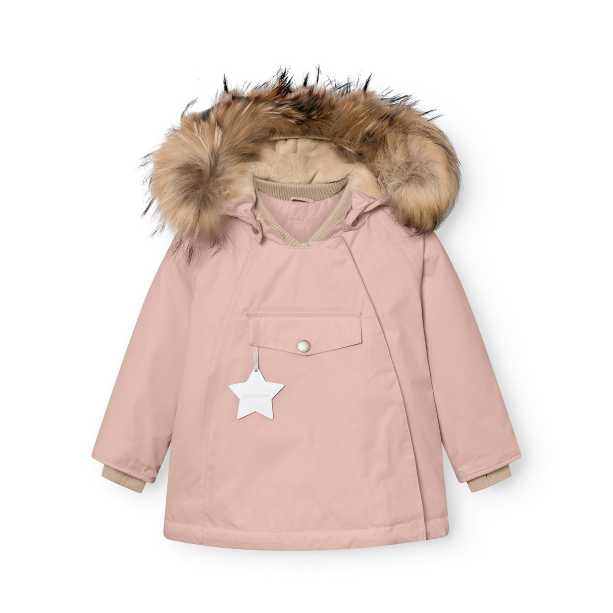 Mini A Ture Adobe Rose Matwang Fleece Lined Winter Jacket Fur. Grs