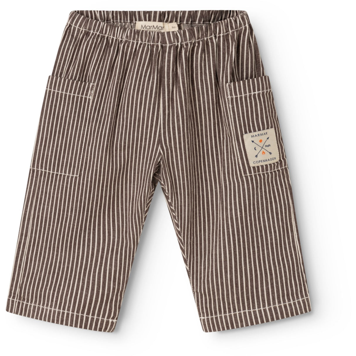 MarMar Soft Denim Dark Brownie Stripe Panto Pants