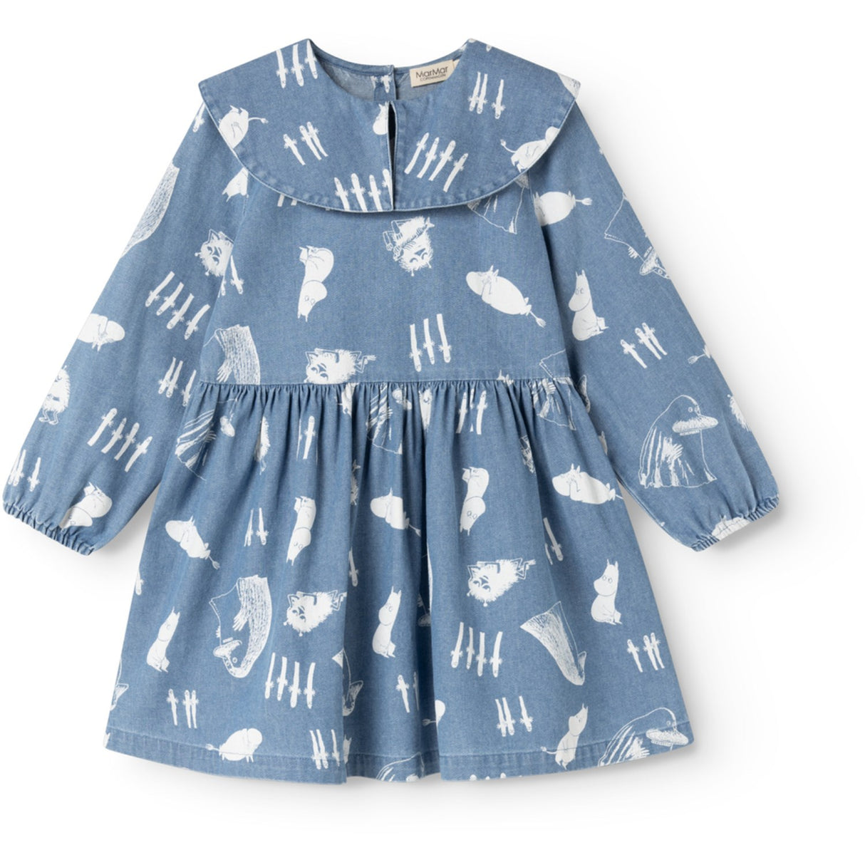 MarMar Denim Print Moomins Dalva Dress
