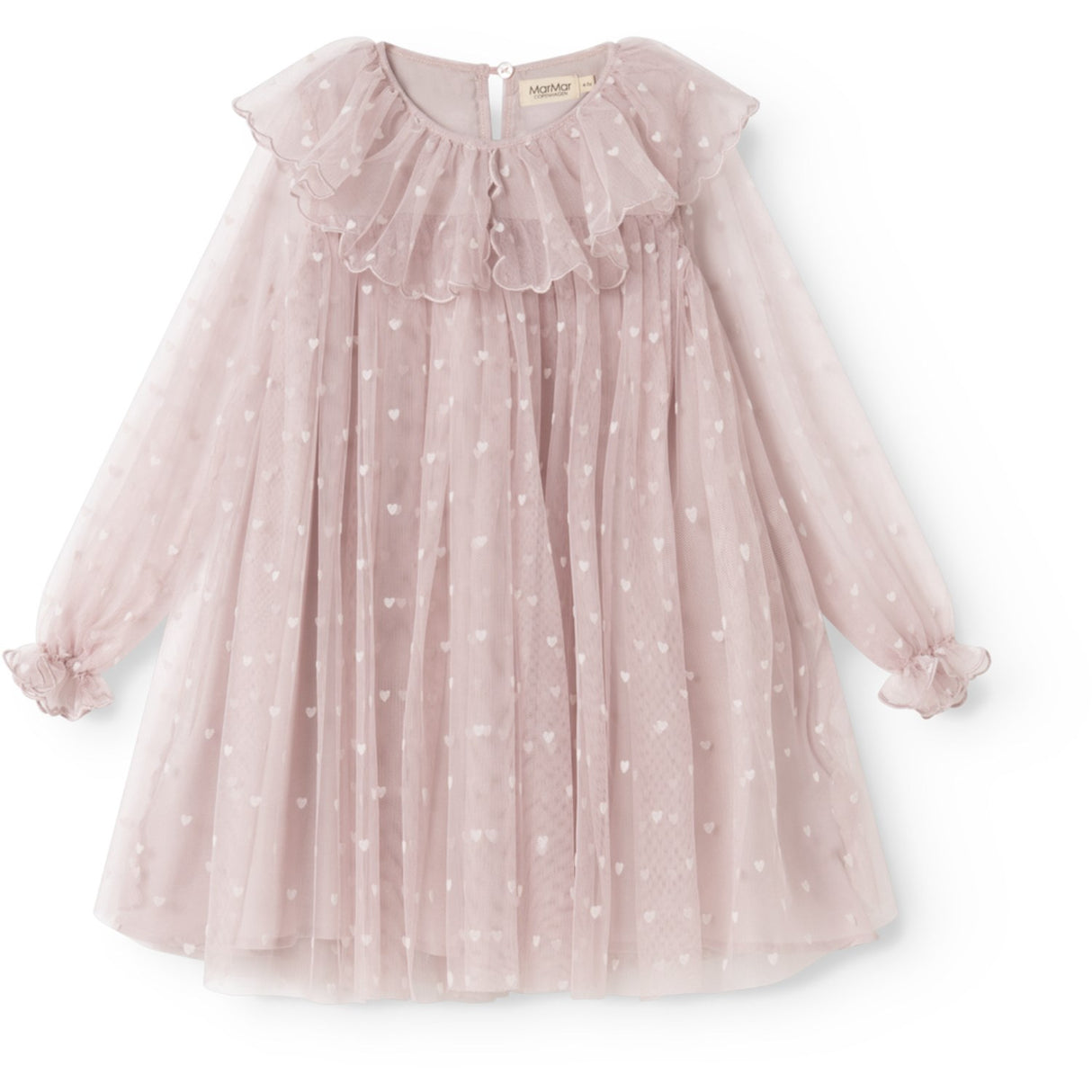 MarMar Ballerina Cloud Gray Hearts Dera Dress