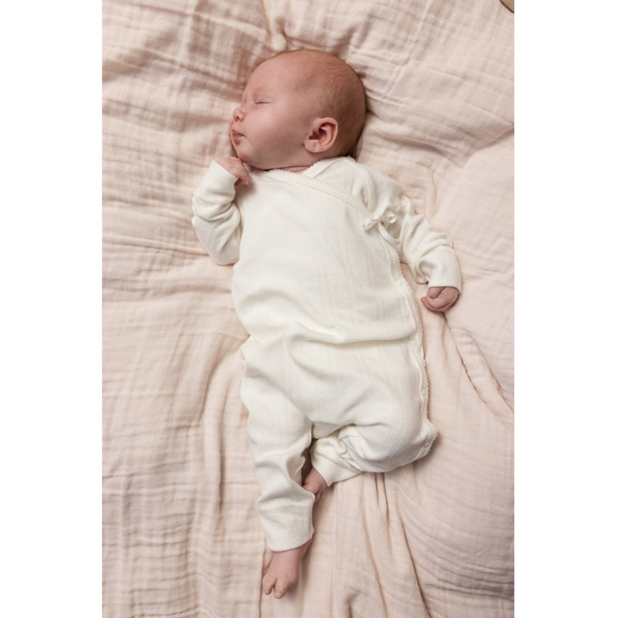 MarMar Modal Pointelle Gentle White Rula Onesie