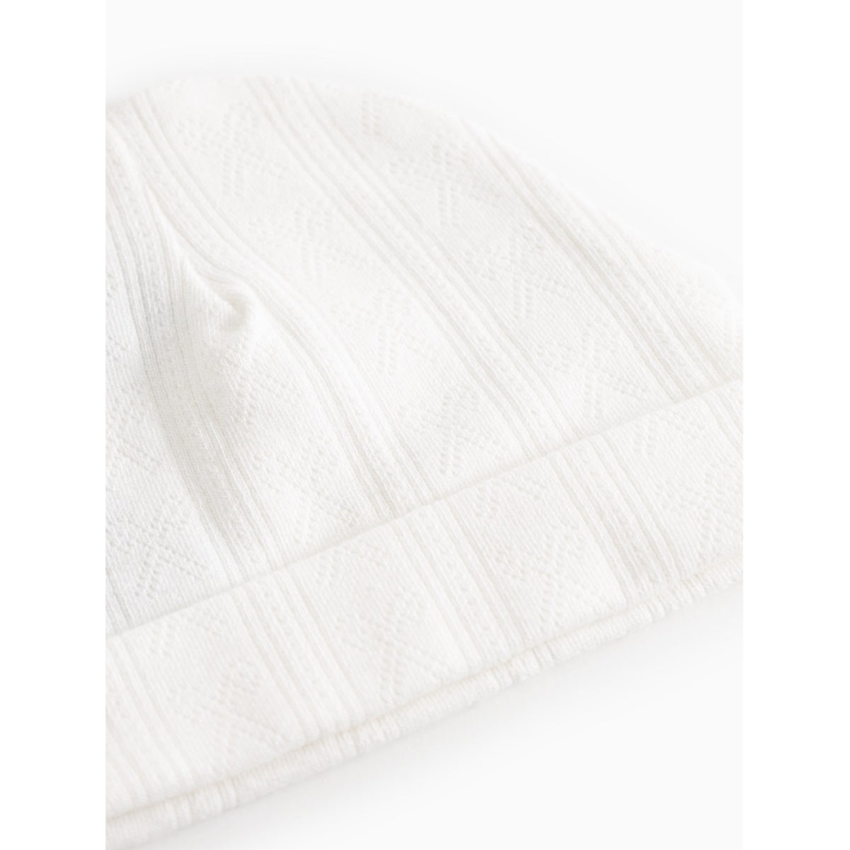 MarMar Modal Pointelle Gentle White Aiko Hat