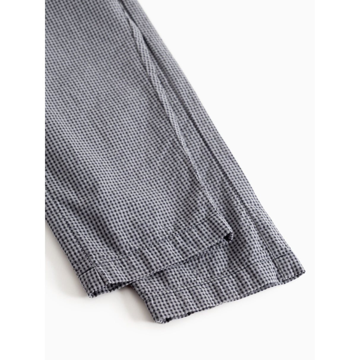 MarMar Cotton Seersucker Pigeon Blue Check Panto Pants