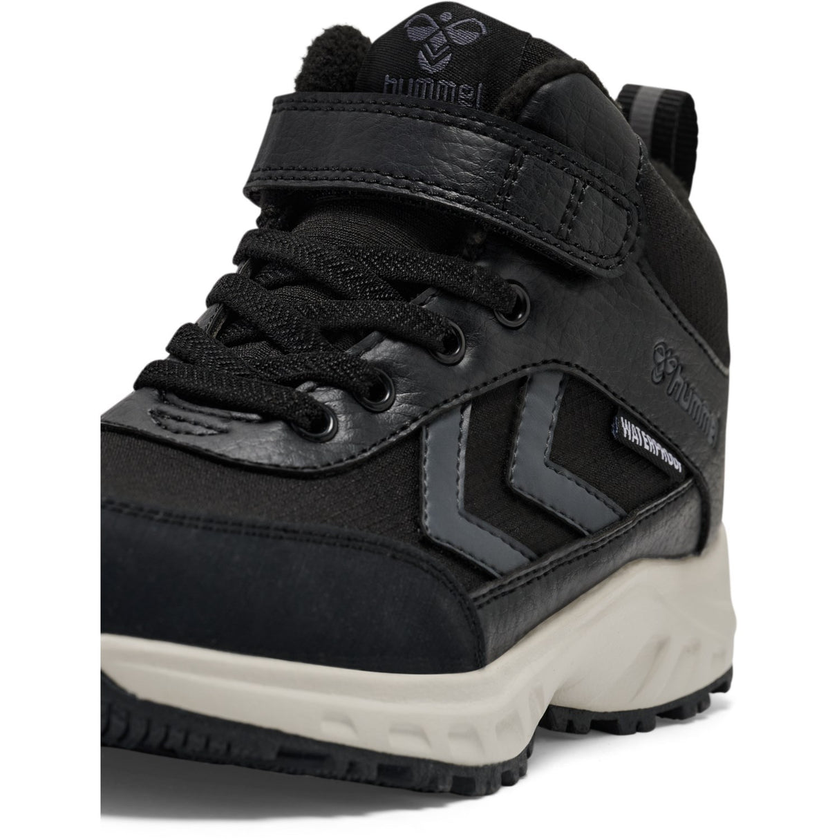 Hummel Black/Grey Root Tex Jr Boots