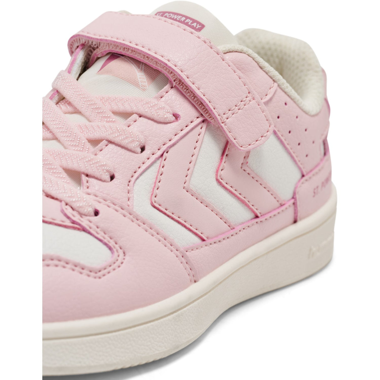 Hummel White/Pale Lilac St Power Play Jr Sneakers