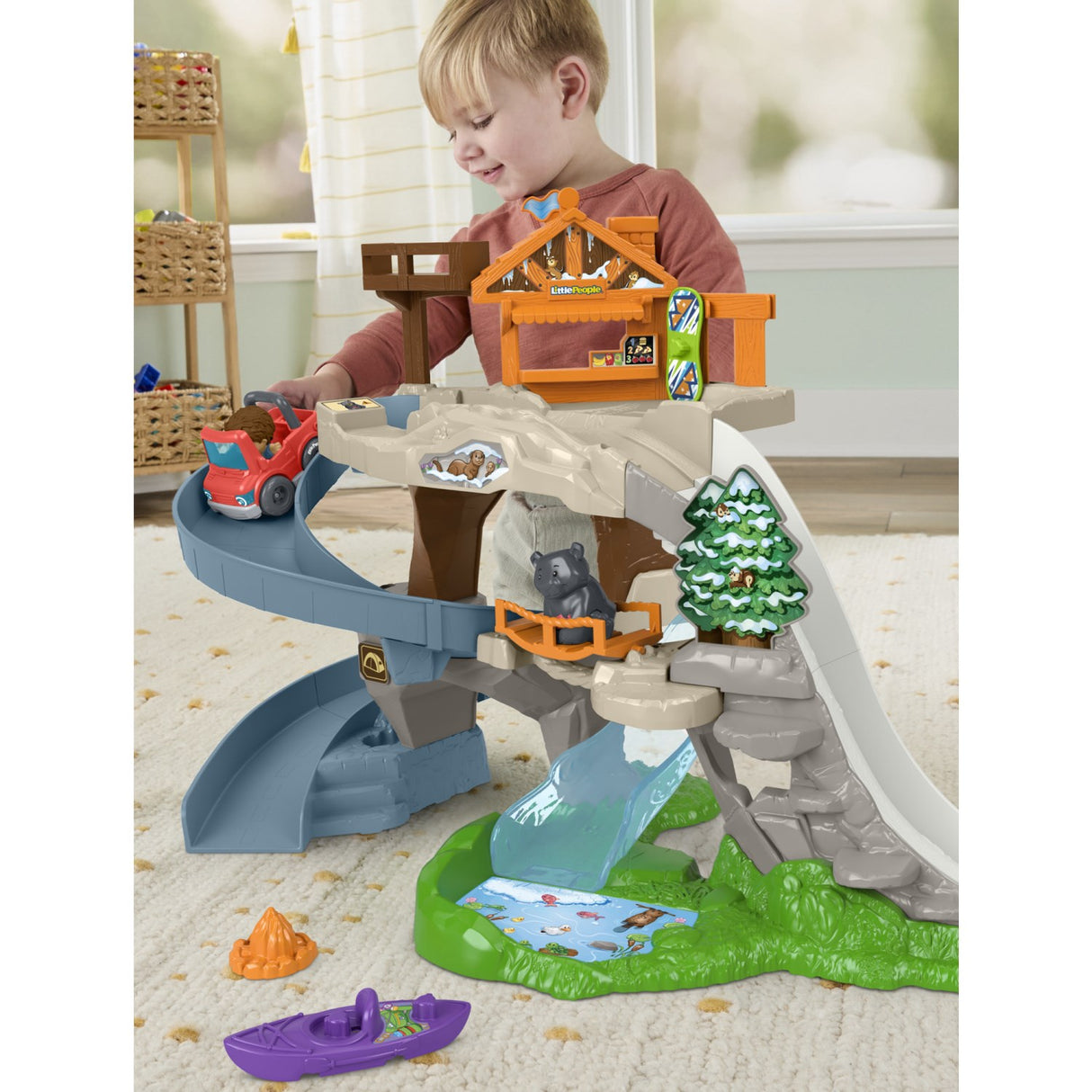 Fisher-Price® Little People Lets Go Mountain Adventure Playset