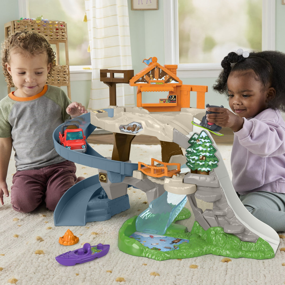 Fisher-Price® Little People Lets Go Mountain Adventure Playset
