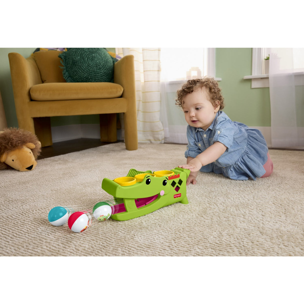 Fisher-Price® Tap & Roll Alligator