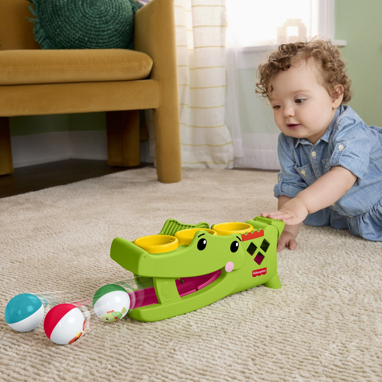 Fisher-Price® Tap & Roll Alligator
