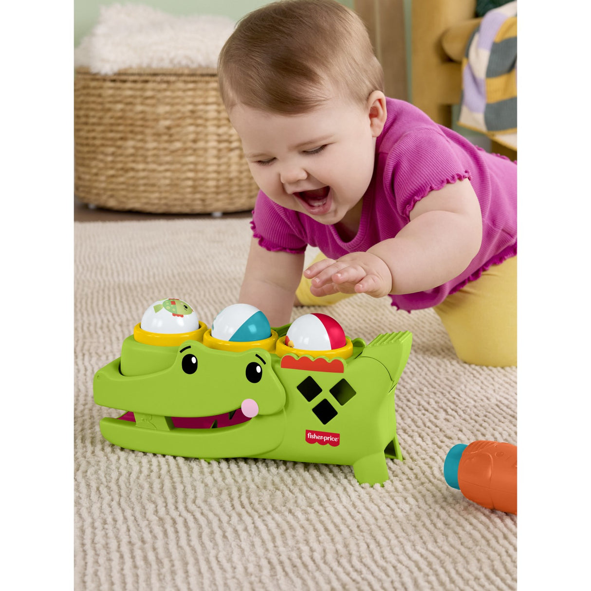Fisher-Price® Tap & Roll Alligator