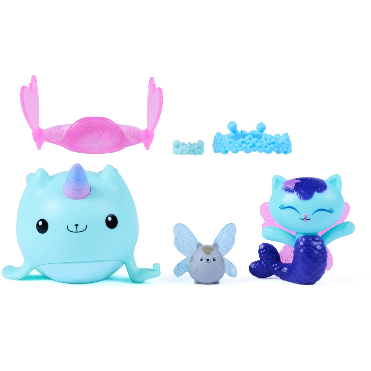 Gabby's Dollhouse Mercat & Narwhal Figurer