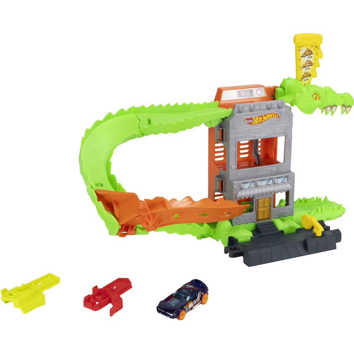 Hot Wheels City Nemesis Krokodille Pizzeria