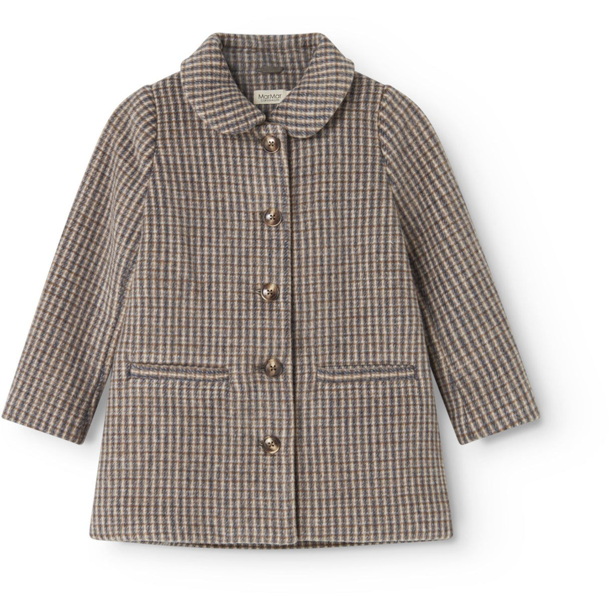MarMar Wool Check Heritage Check Olive Jacket
