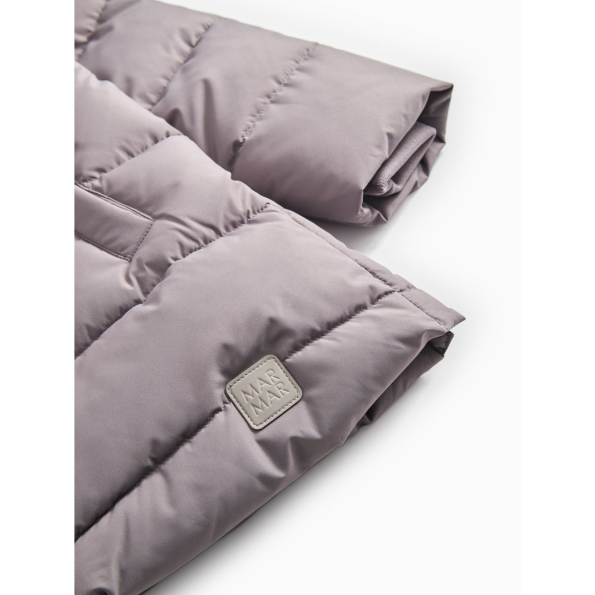MarMar Tech. Puffer Plum Stem Oxford Coat