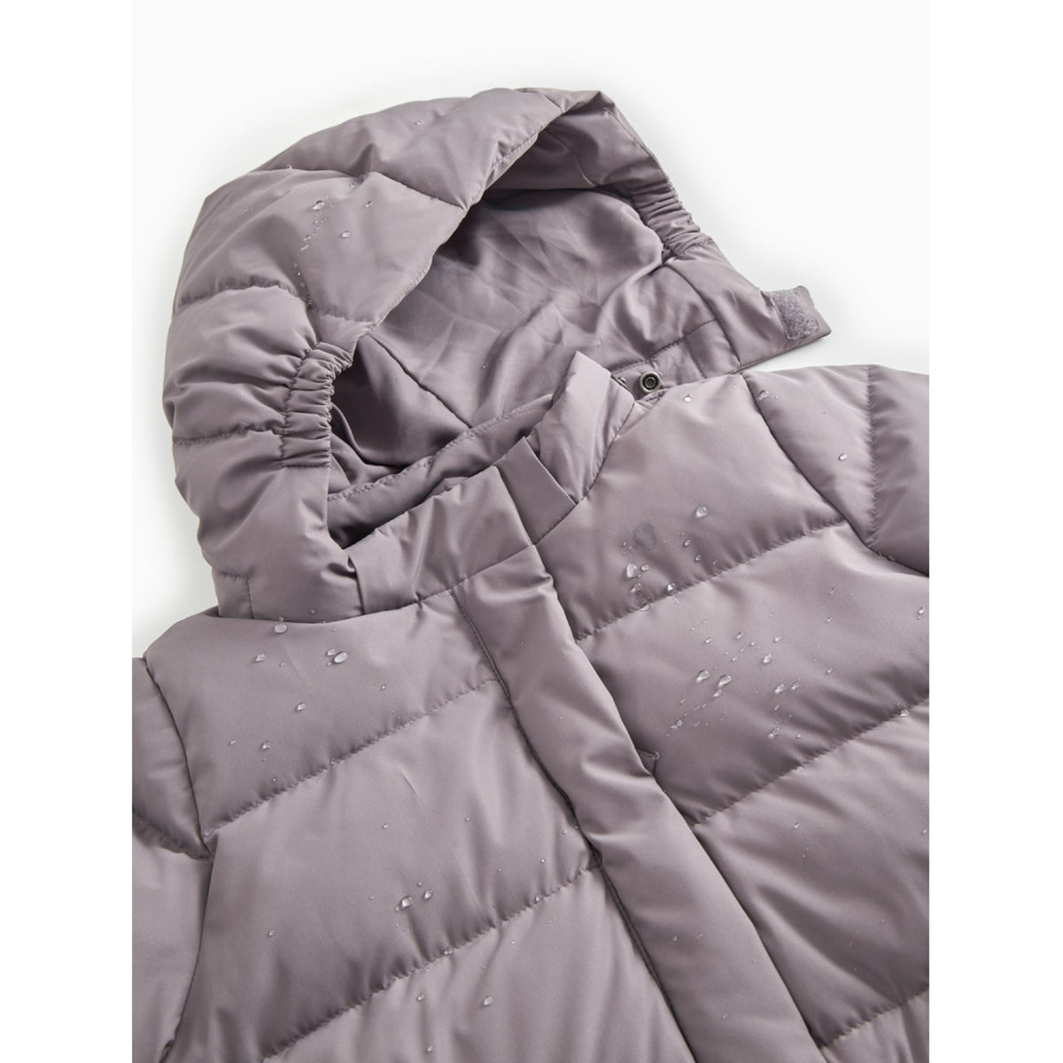 MarMar Tech. Puffer Plum Stem Oxford Coat