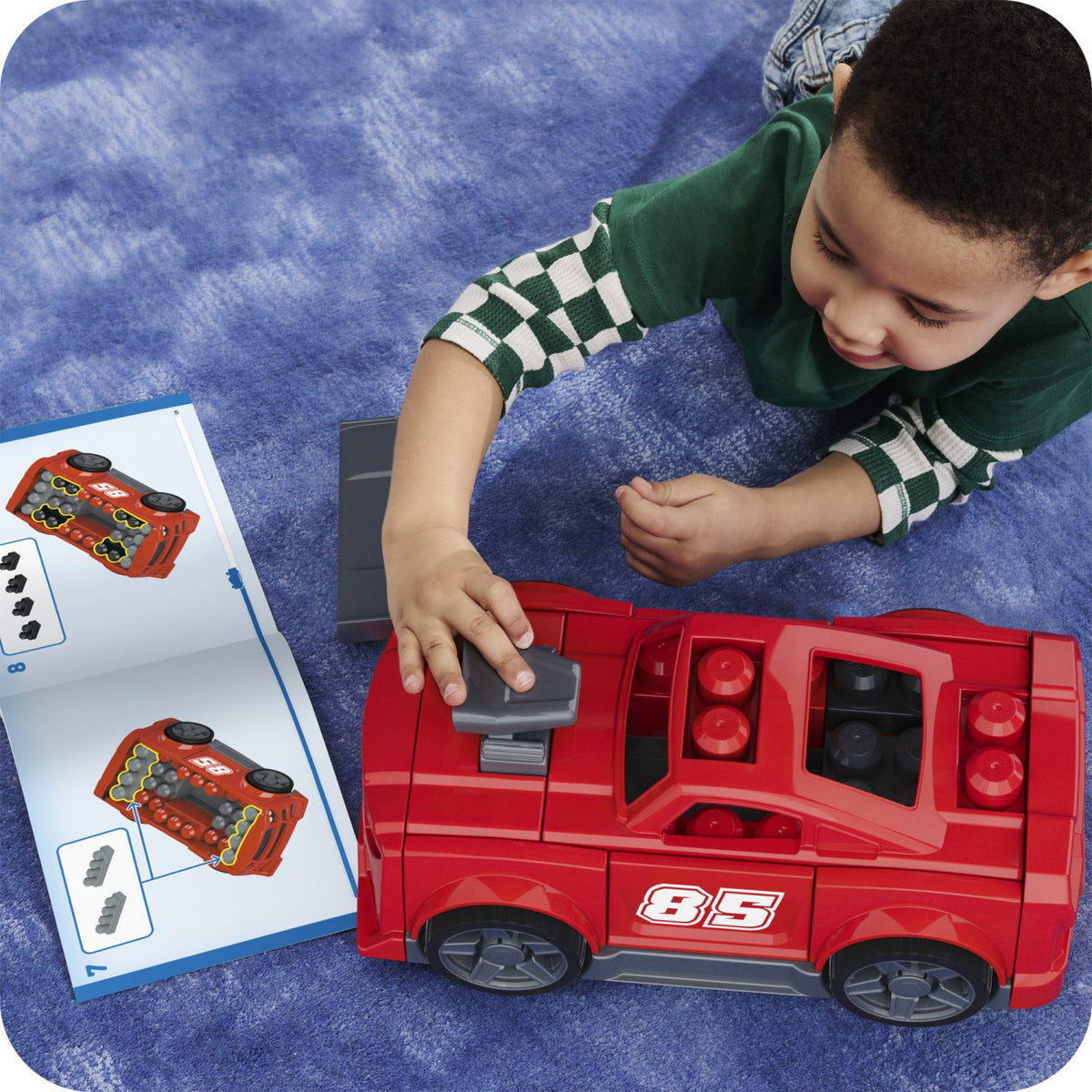 MEGA Bloks Byg & Ombyg Racerbil