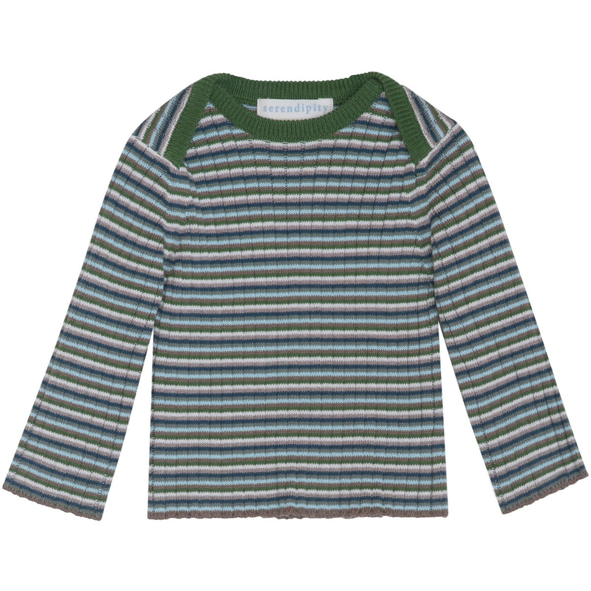 Serendipity Myrtle Stripe Baby Rib Blouse