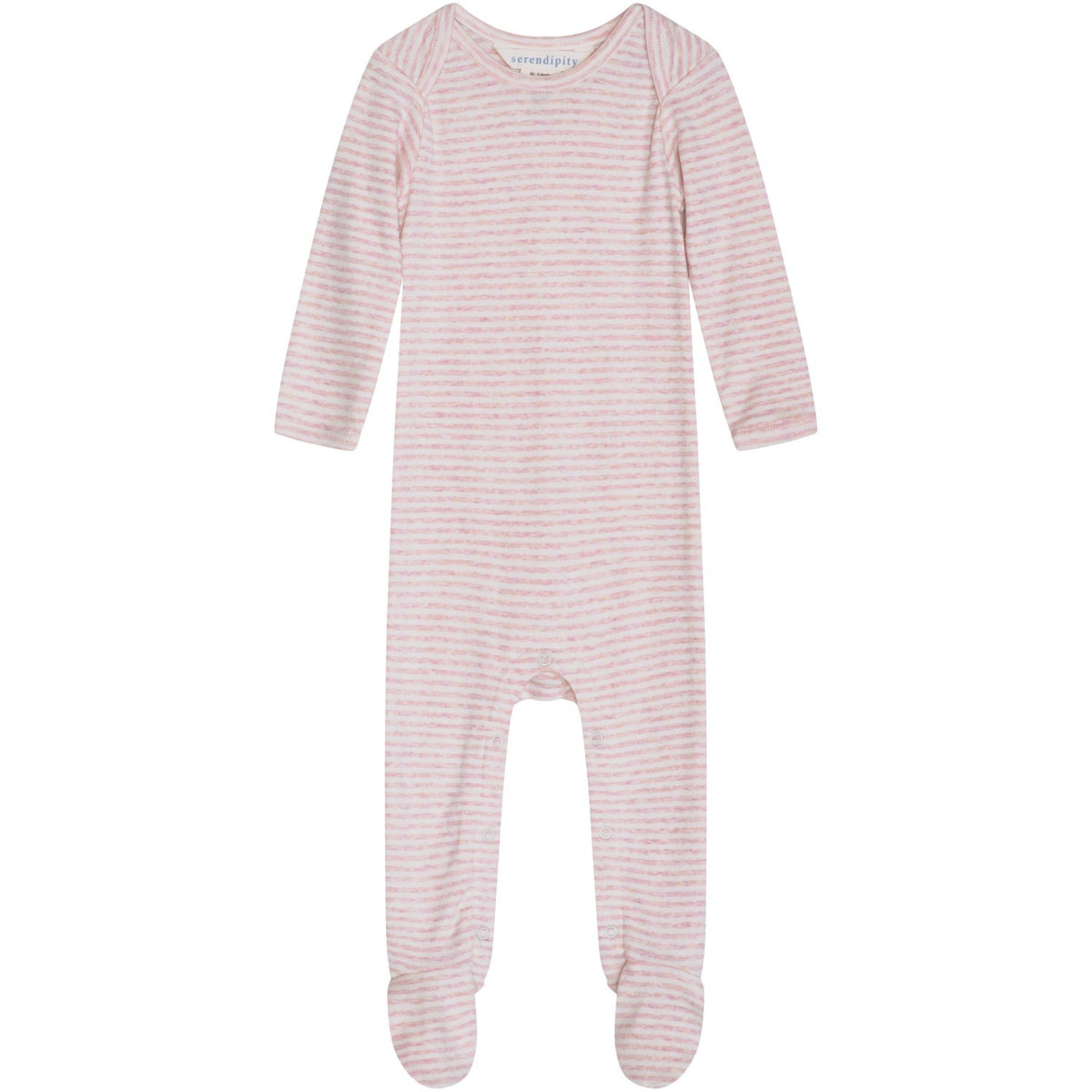 Serendipity Orchid/Offwhite Baby Suit Stripe