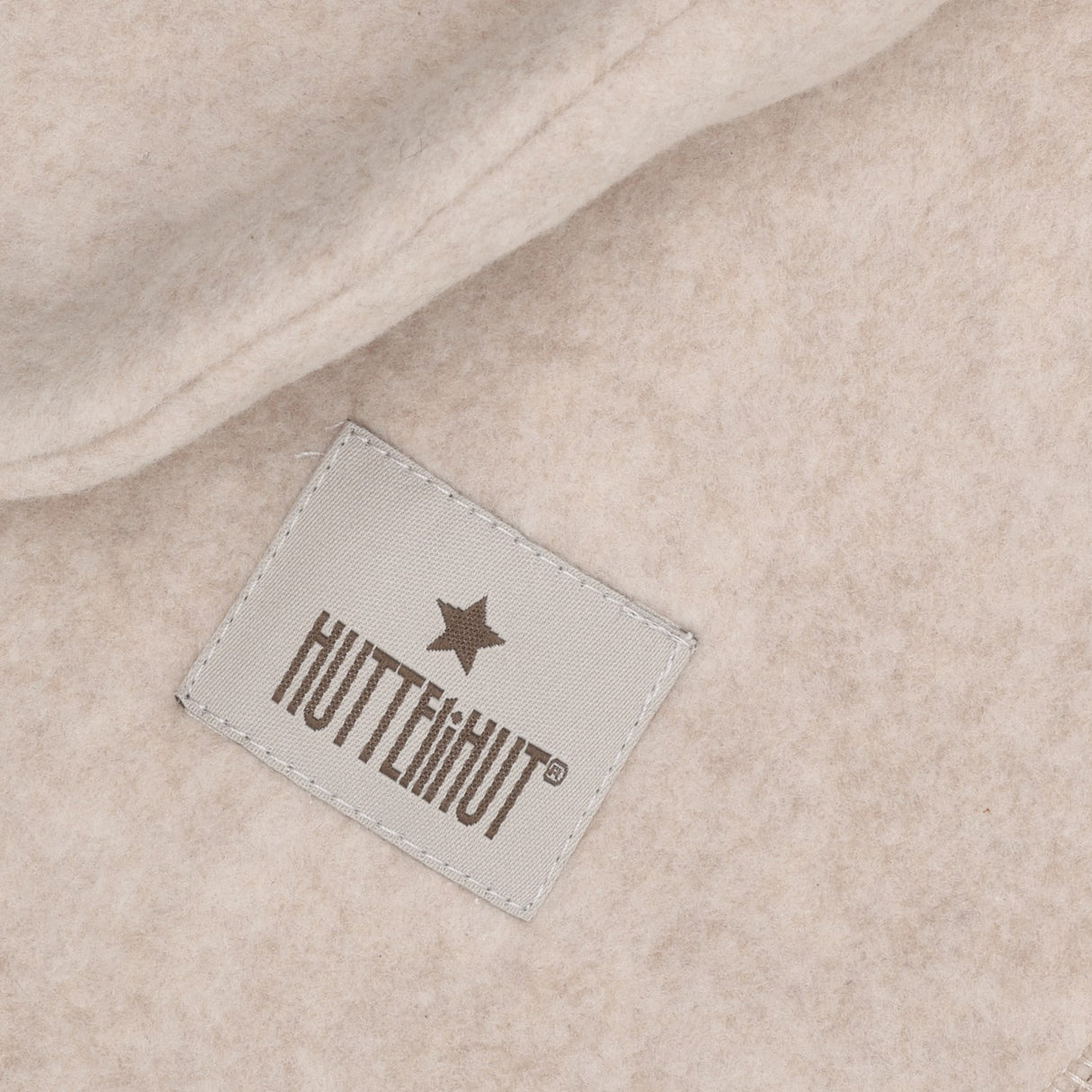 Huttelihut Camel Melange Balaclava Ears Cotton Fleece