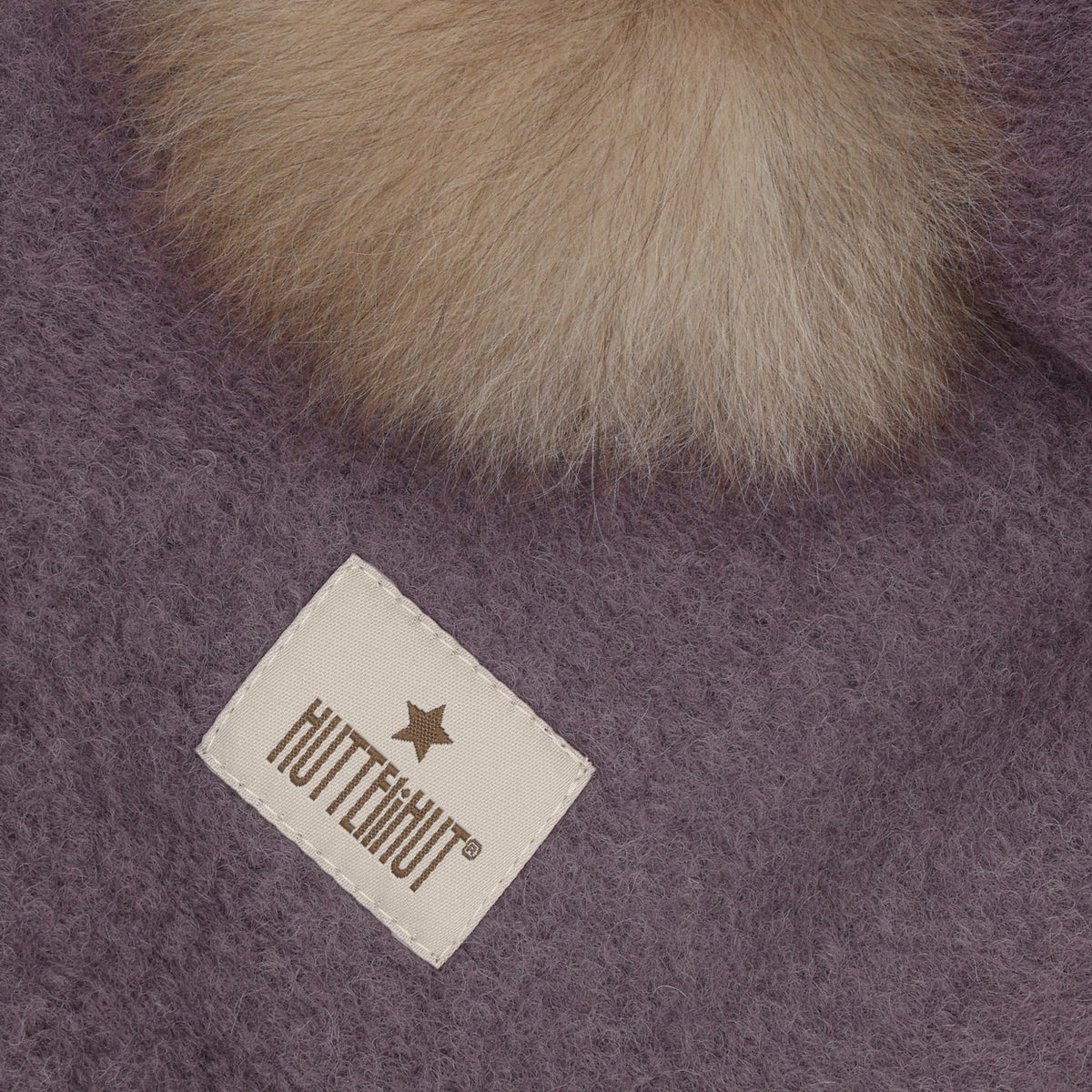 Huttelihut Moonscape Balaclava Wool Alpaca Pompoms