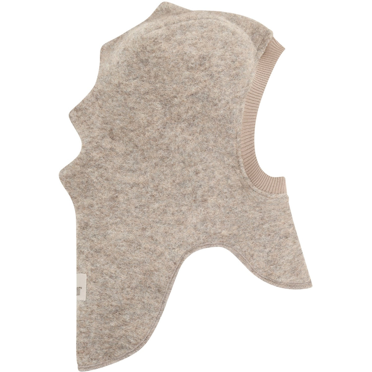 Huttelihut Camel Melange Balaclava Triangles Wool