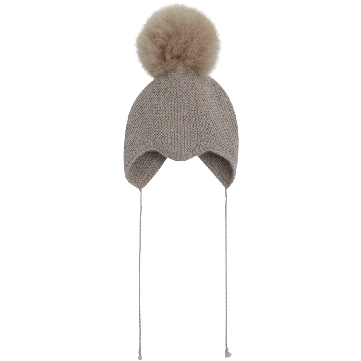 Huttelihut Atmosphere Bonnet Wool Knit Alpaca Pompom