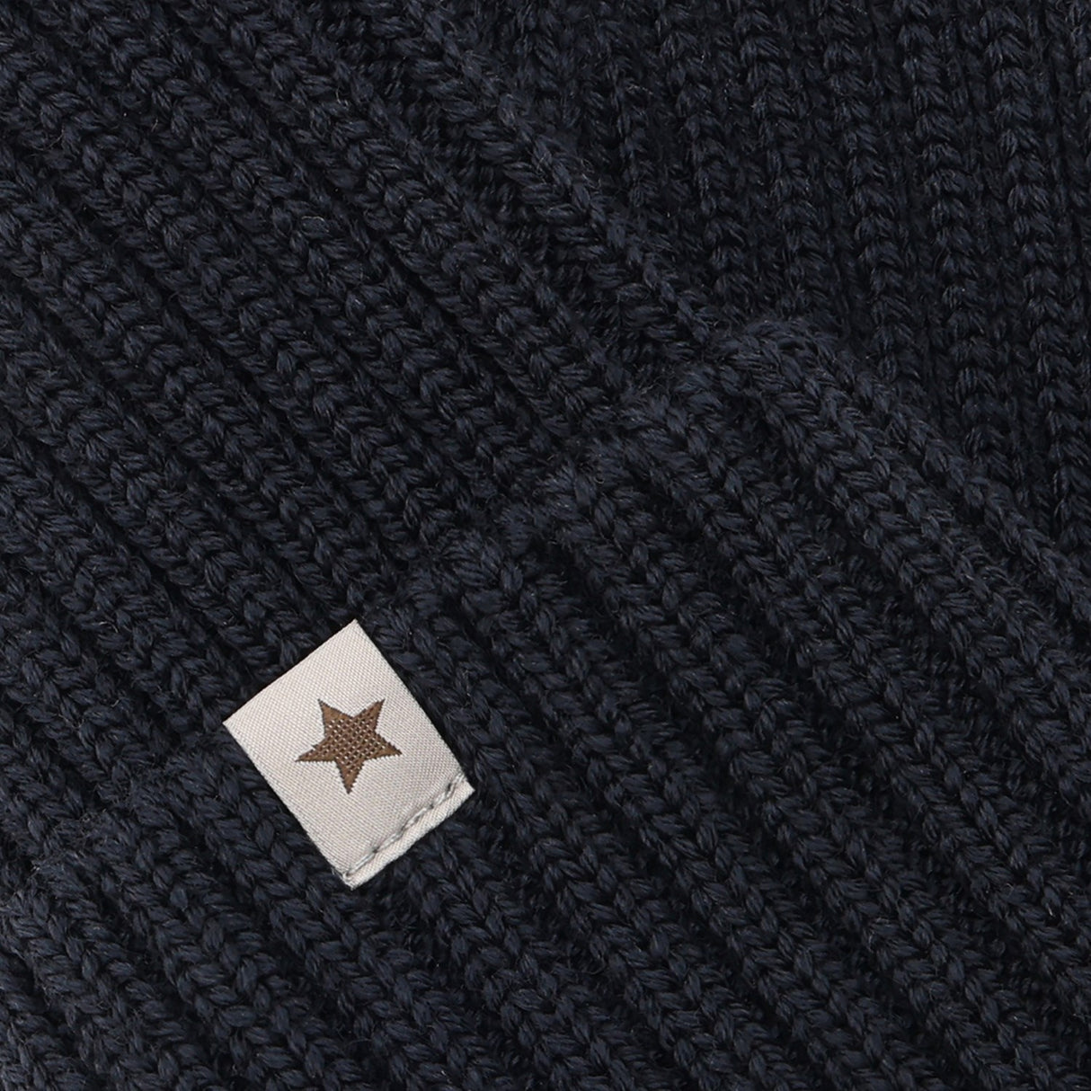 Huttelihut Dark Navy Beanie Wool Knit