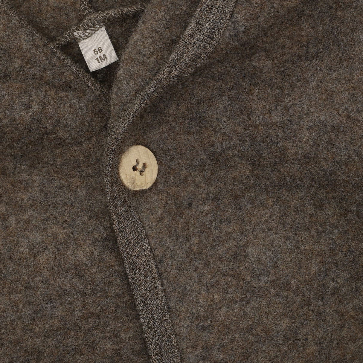 Huttelihut Brown Melange Pram Suit Pixie Wool Fleece