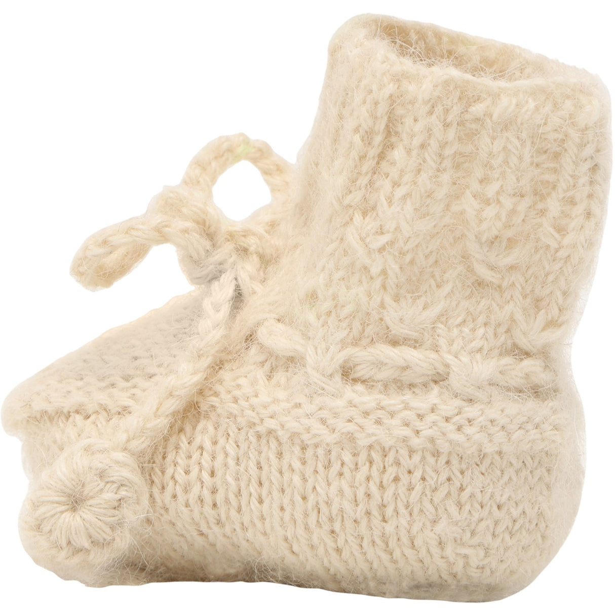 Huttelihut Off-White Footies Alpaca Wool Knit