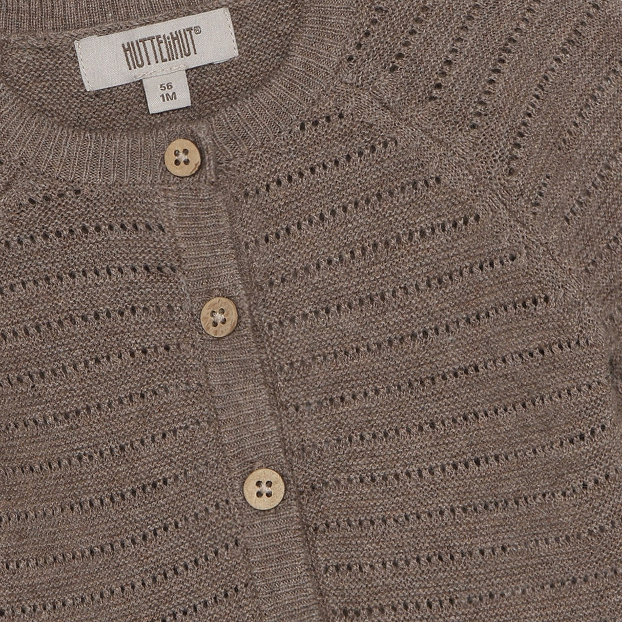 Huttelihut Cinder Melange Cardigan Knit W. Wool